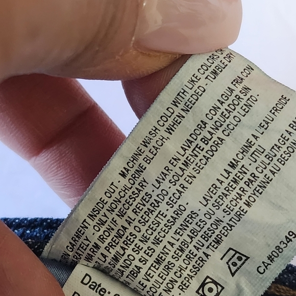 Anne Klein Dark Wash Straight leg Jeans - Picture 10 of 12